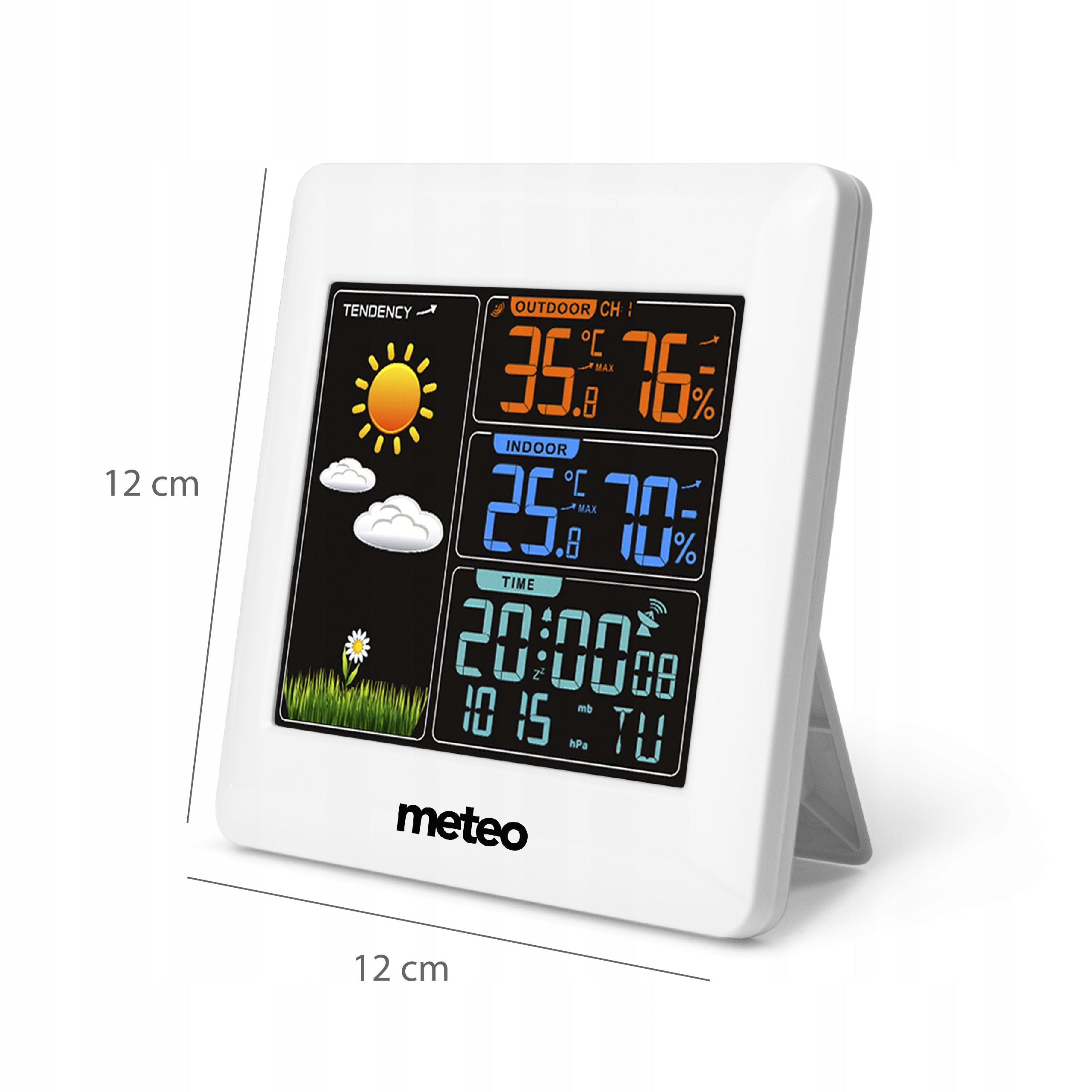 Weather station with DCF Meteo SP93 weather sensor Model SP93