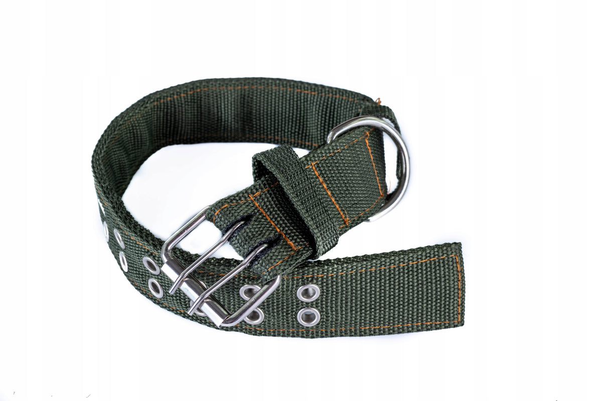Webbing Collar For Large Dogs Thick Adjustable Resistant Durable L Packaging status original