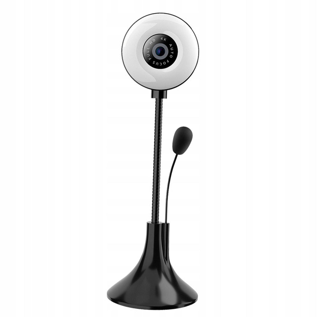 Webcam 4K 2.0 Noise Reduction Wide Field of View Fast Focus Adjustment 480p