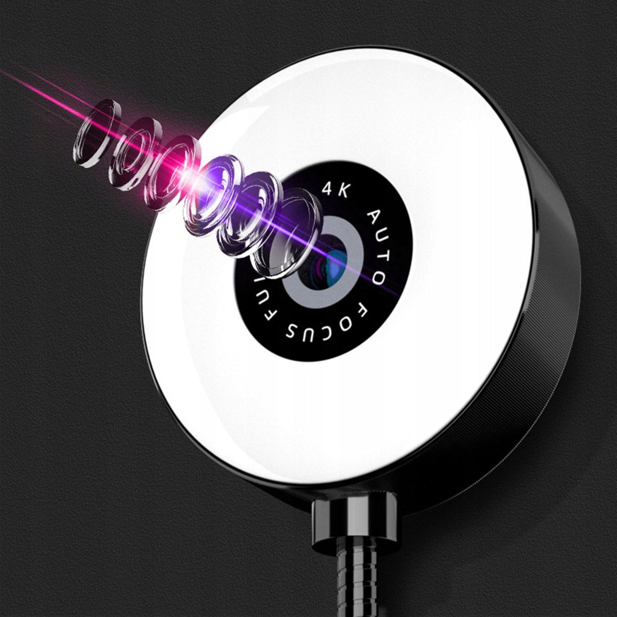 Webcam 4K Rotatable Stable USB Adjustment AutoFocus Web Camera for 480p Packaging status original