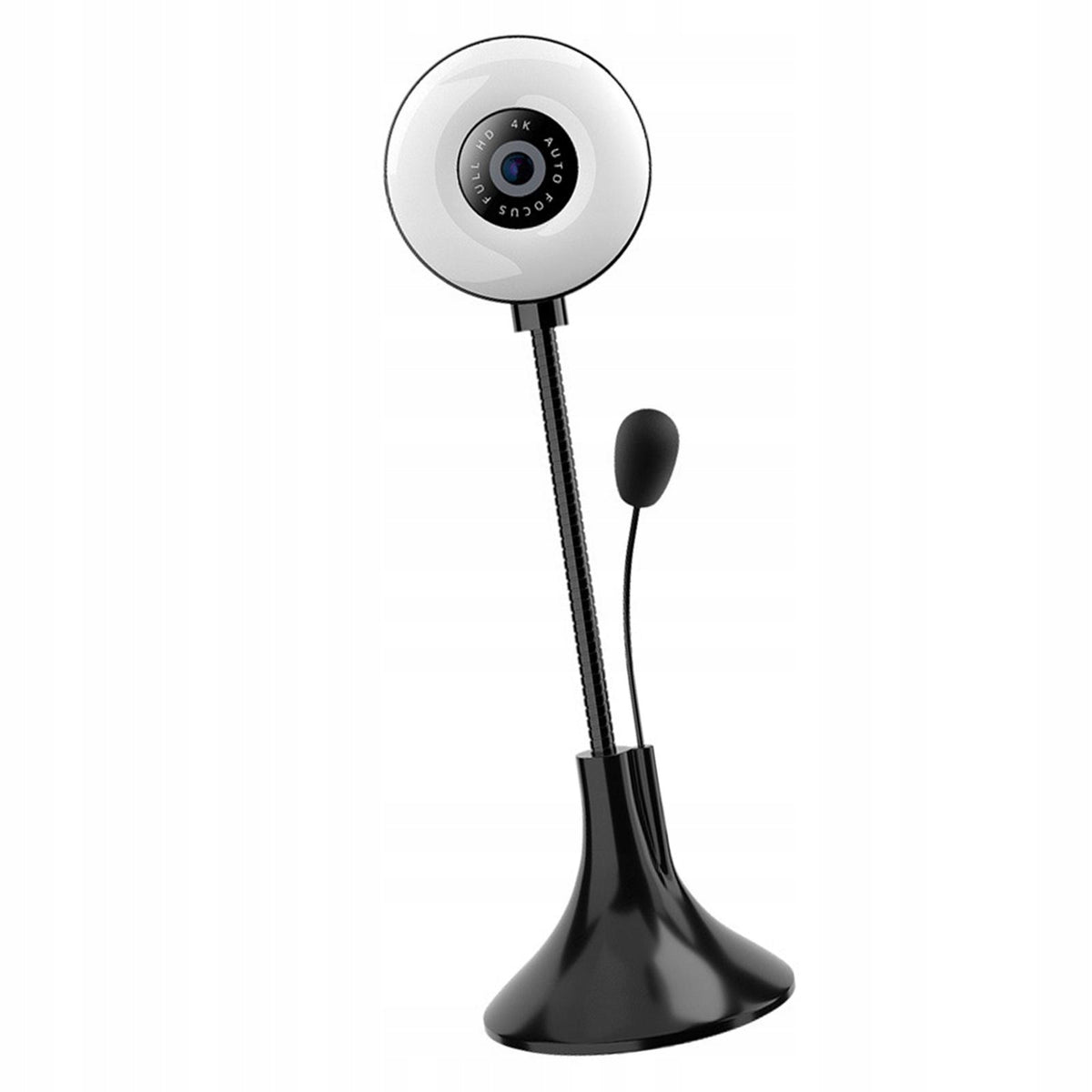 Webcam 4K Stable LED Fill Light Multi Directional Full HD Smart 2.0 720p