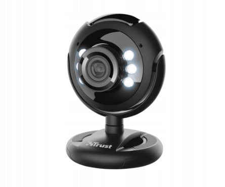 Webcam - 6 LED, 640x480, Microphone, Clamp - Plug & Play
