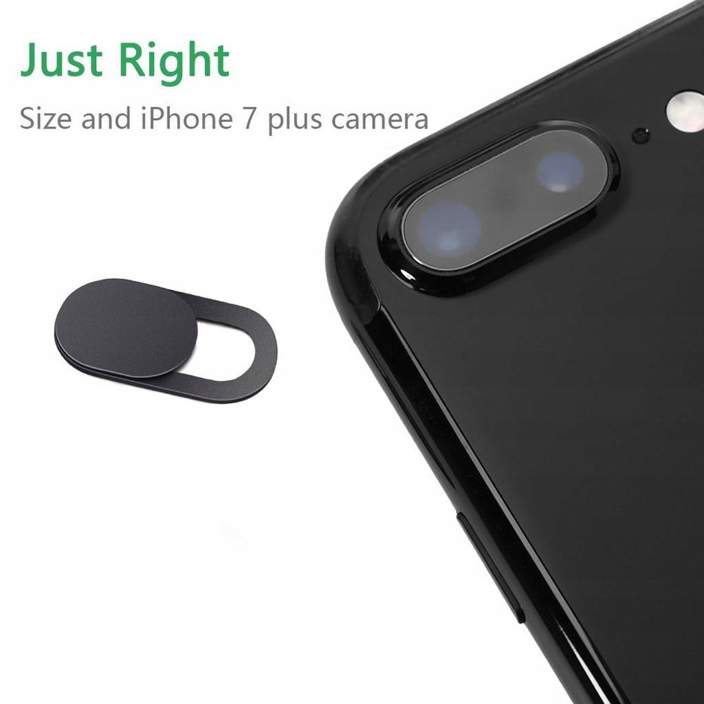 Webcam Cover Camera Sticker for iPhone,Samsung,Laptop,Tablet T1 Black