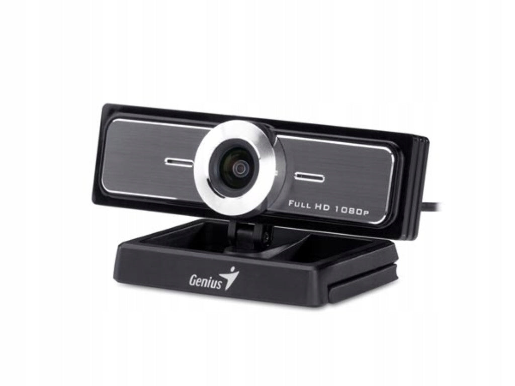 Webcam Genius WideCam F100 1080p WebCam Stereo Mic Black New