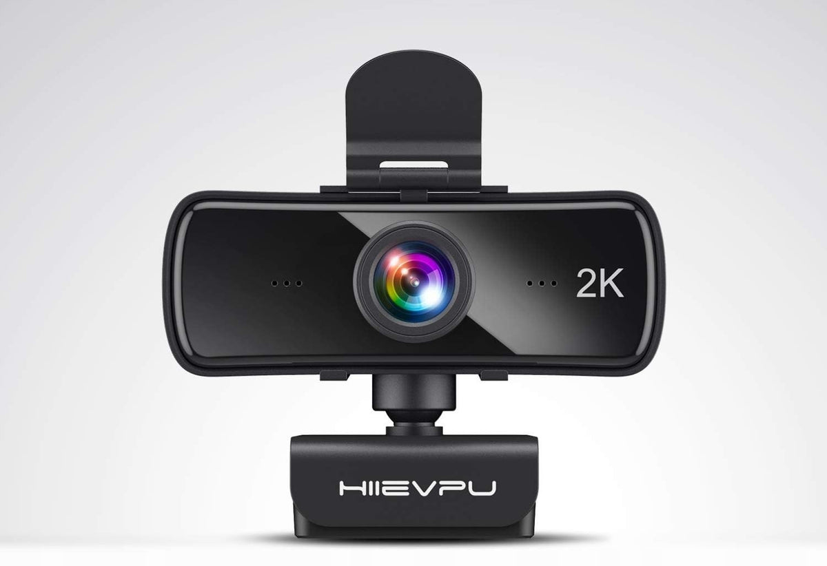 Webcam, USB Camera for Computer/Laptop 2K Built-in microphone Yes