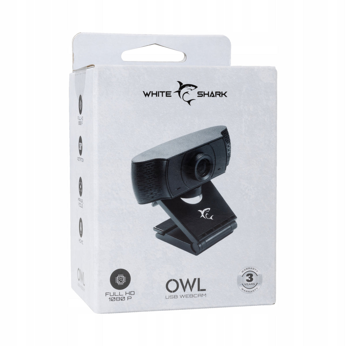 Webcam White Shark OWL FULL HD Noise Cancelling Microphone
