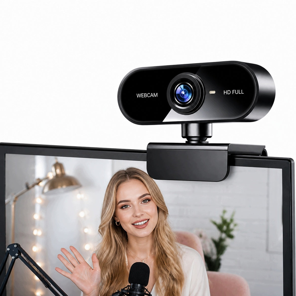Webcam with USB FULL HD 1080P Microphone