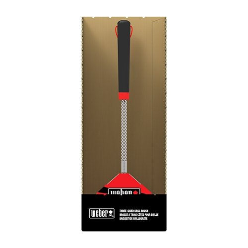 Weber three-sided grill grate cleaning brush 46cm 6278 Additional information No
