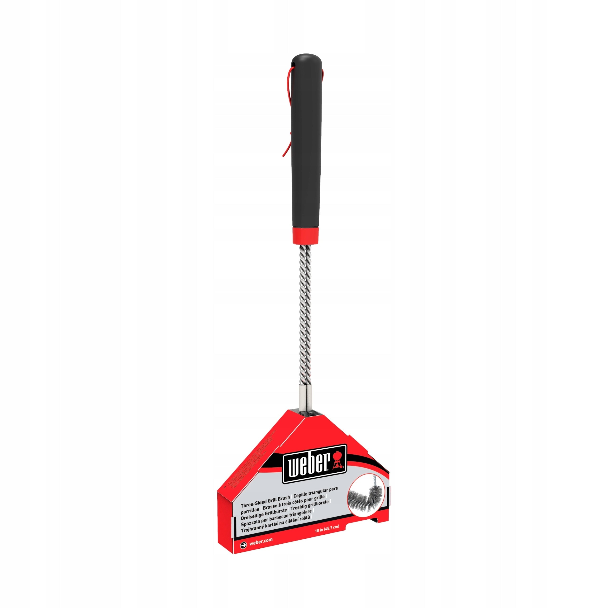 Weber three-sided grill grate cleaning brush 46cm 6278 Manufacturer Weber