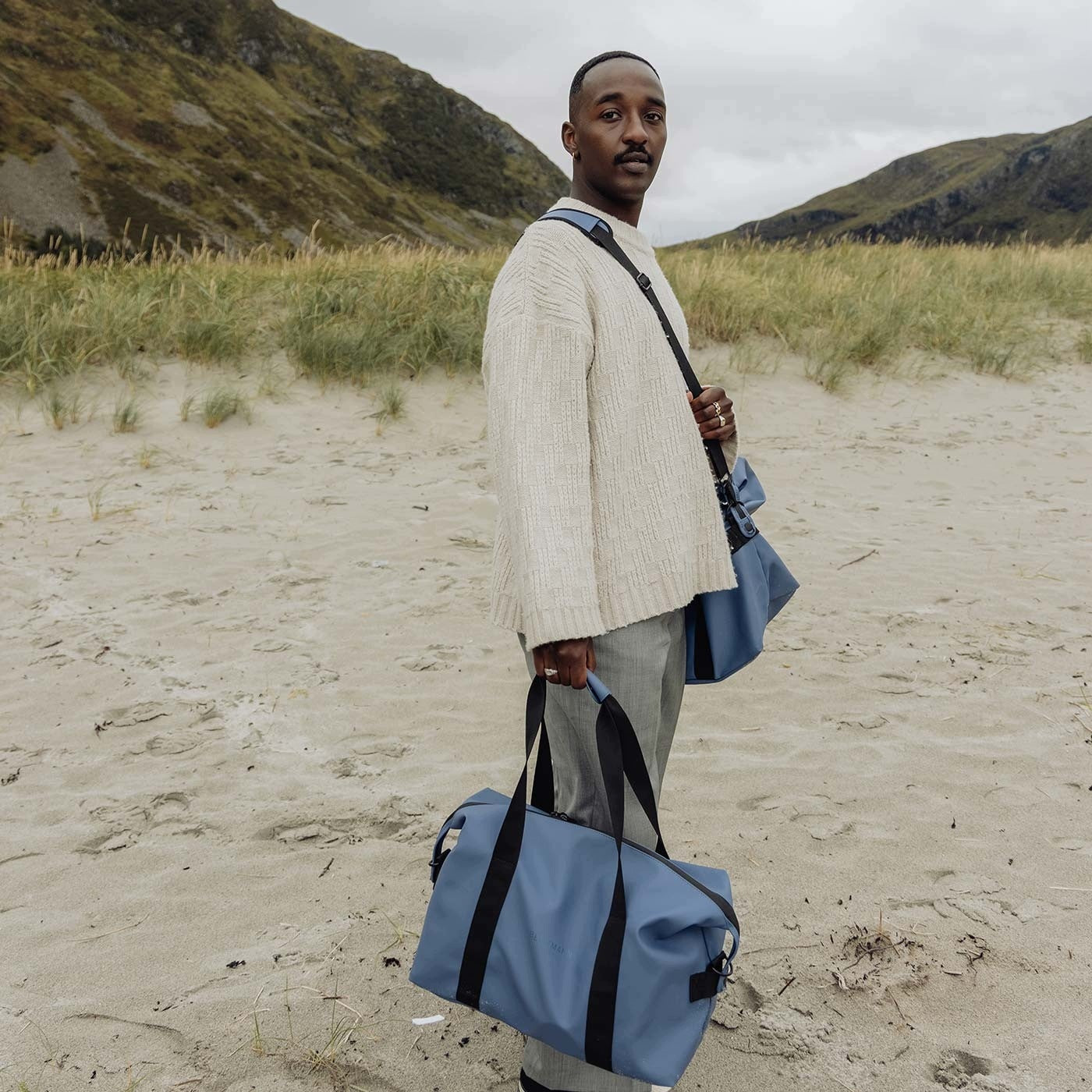 Weekend bag (trips, workouts) 24h, Velvet Blue Brand BECKMANN