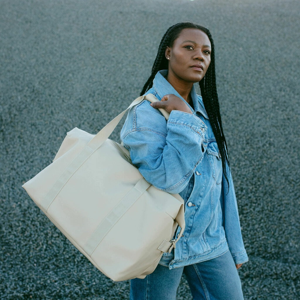 Weekend bag (trips, workouts, city-break), 48 h, beige Brand BECKMANN