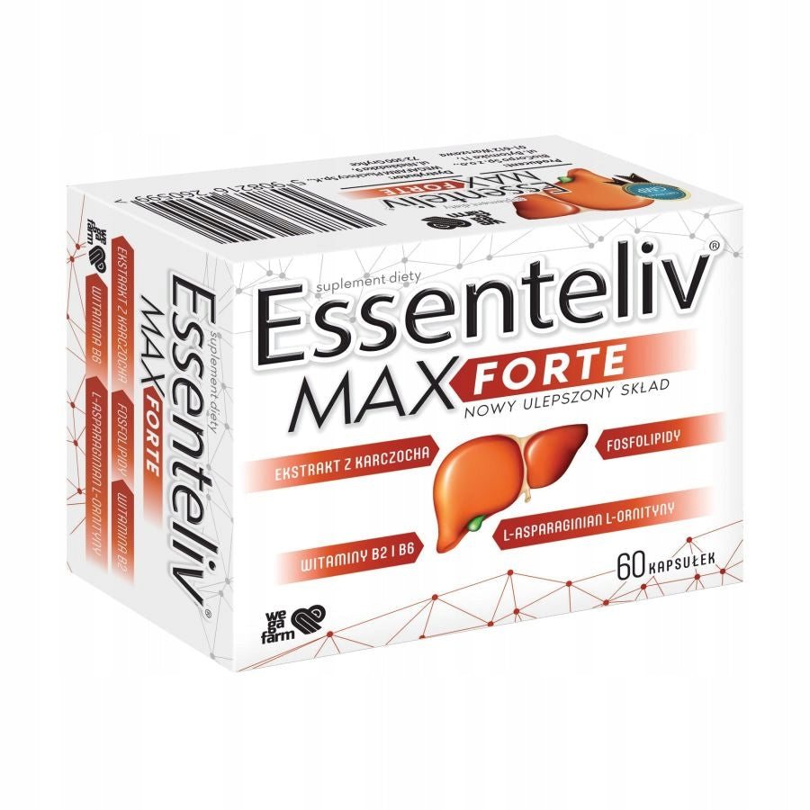 WegaFarm Essenteliv max forte 60 capsules Expiration date at least 3 months from the date of purchase