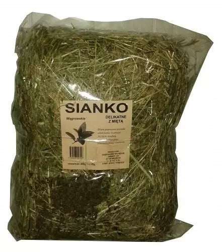 Węgrskie hay with mint 400g Packaging status original