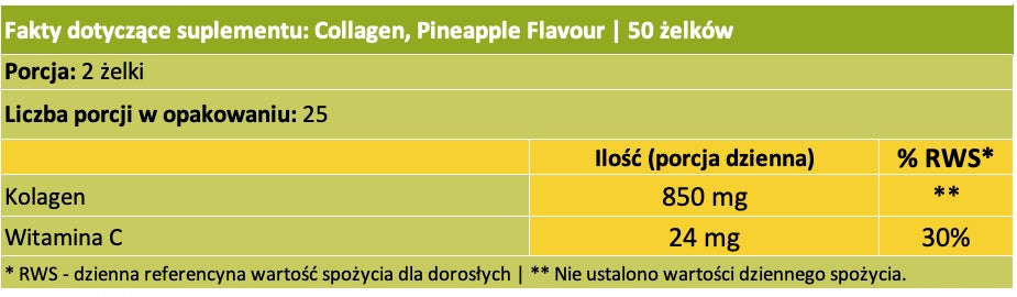 Weider | Collagen Pineaple Flavour | Pineapple Flavoured Collagen | 50 Gummies Expiration date not specified