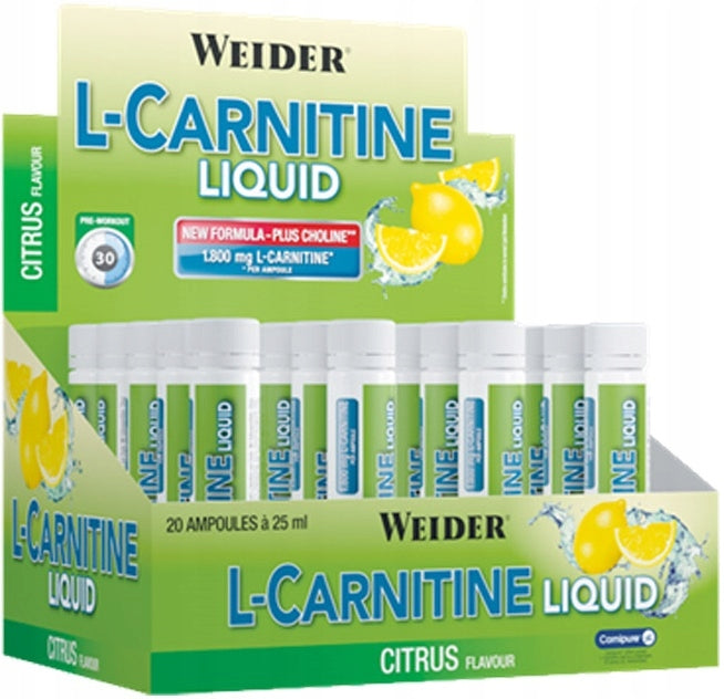 Weider L-Carnitine Citrus 20 x 25 ml