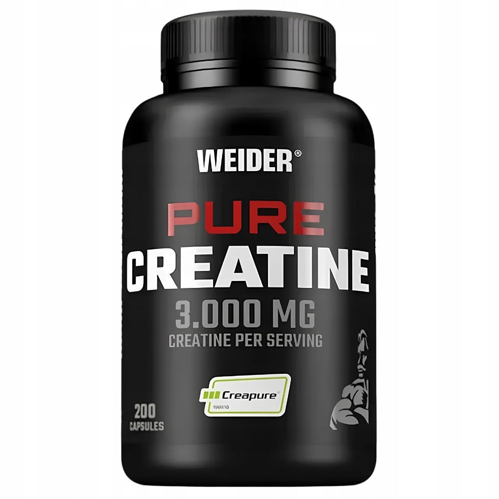 Weider Pure Creatine Creapure 200 capsules Natural CREATINE WEJDER