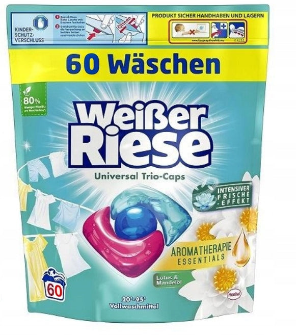 Weißer Riese Trio-Caps capsules dp washing 60 pcs from Germany Packaging status original