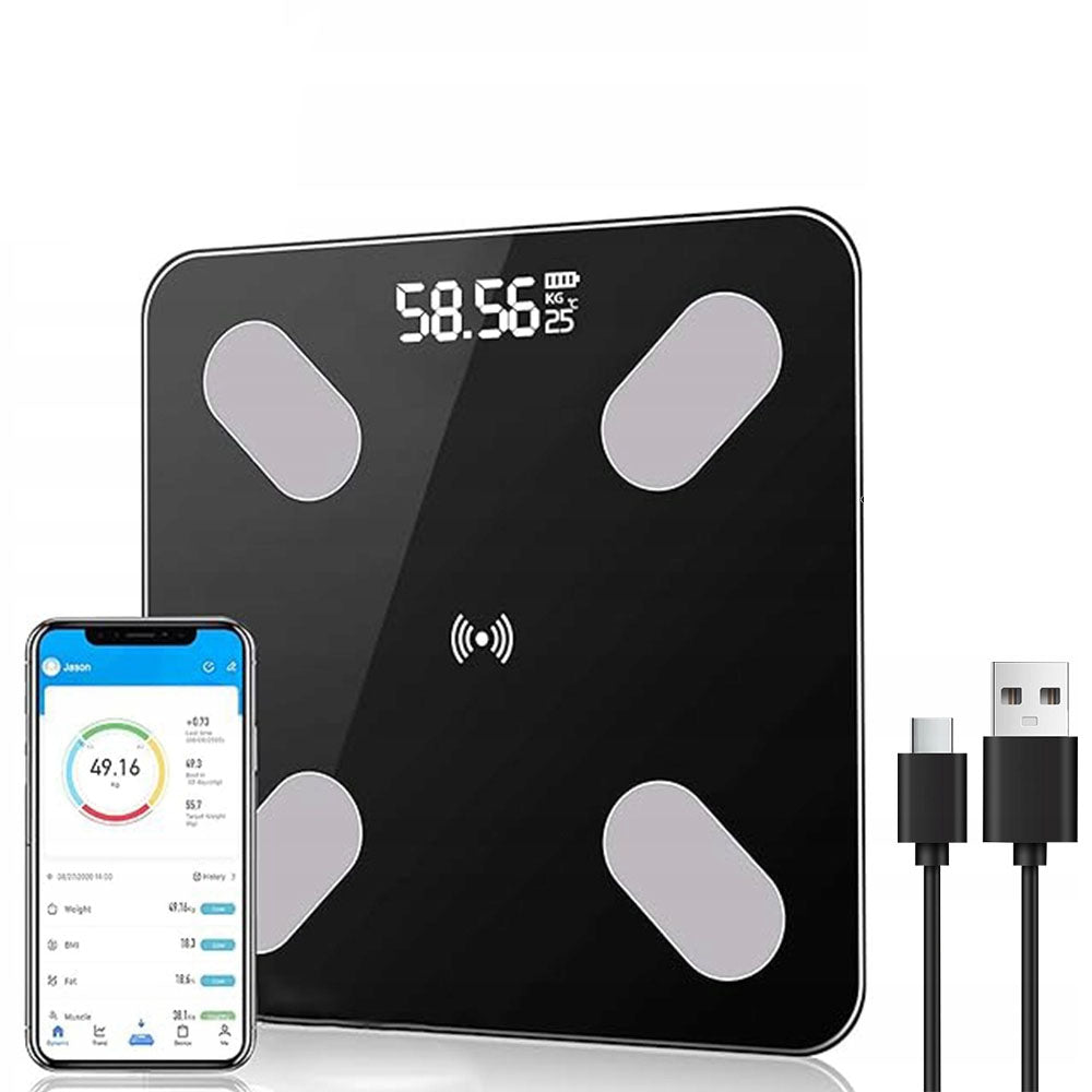 Weight Fat Bluetooth Body Composition Analysis 180kg USB Charging Application Packaging status original