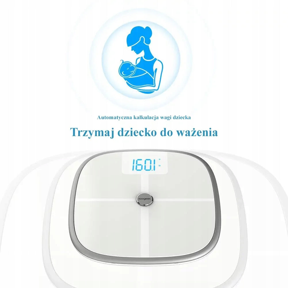 Weight Koogeek Smart Health Scale KS1 body composition analysis iOS Android EAN (GTIN) 738770528119