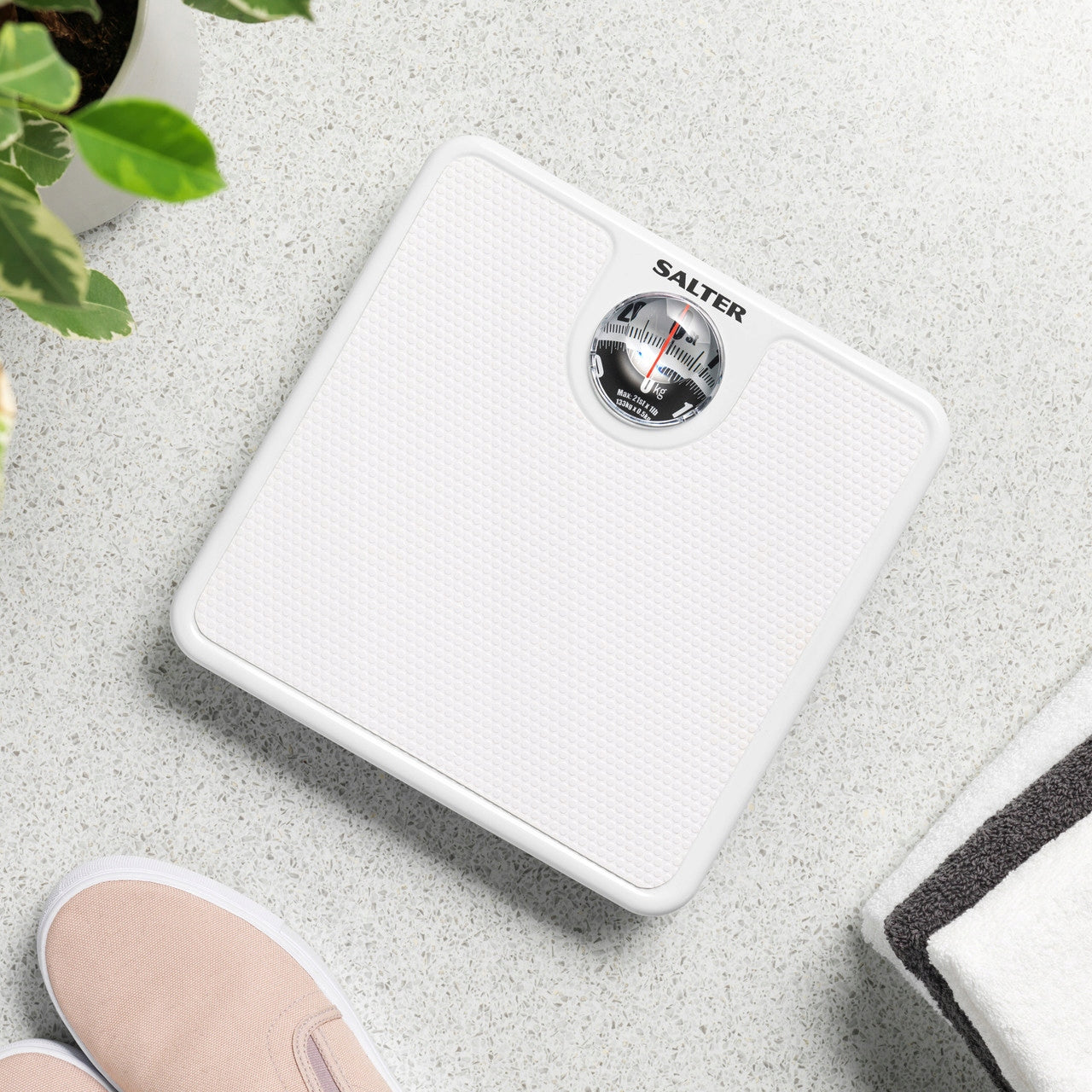 Weight Salter 489 Mechanical bathroom scale white Packaging status original