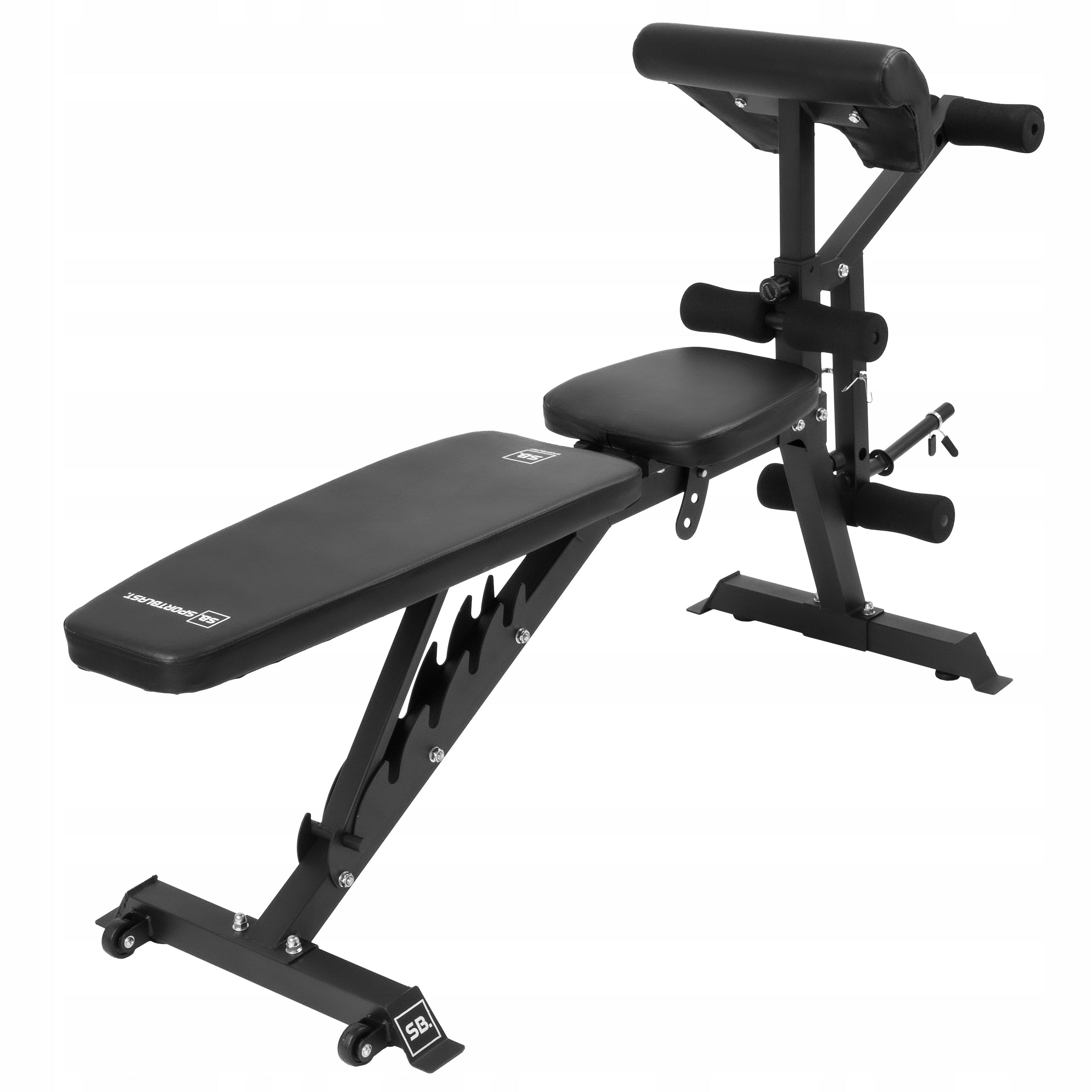 Weight bench adjustable flat bevel top prayer book leg press SB-RO For for biceps muscle for crunches for back for chest muscles for leg muscles for triceps muscle for barbell multifunctional
