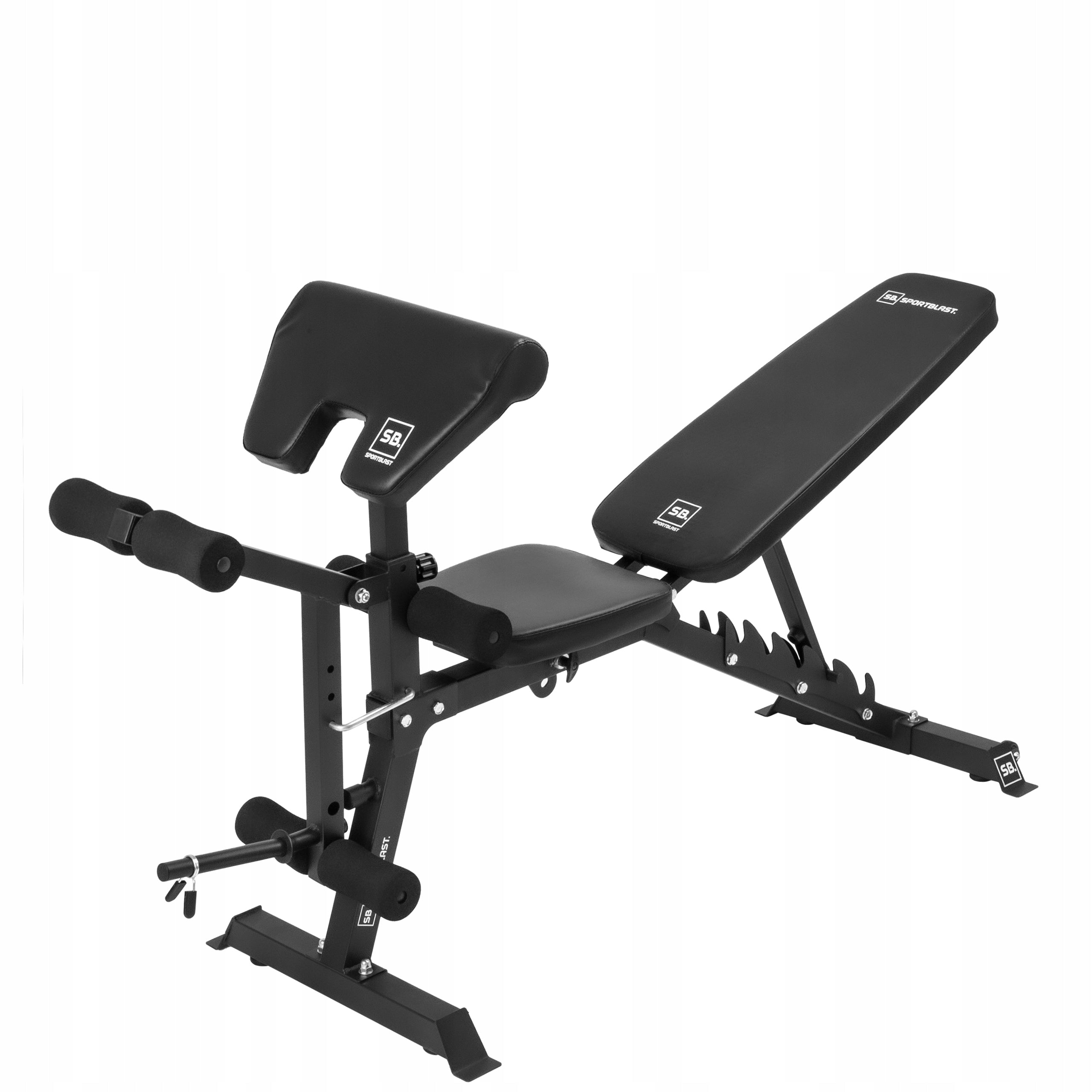 Weight bench adjustable flat bevel top prayer book leg press SB-RO Model SB-RO