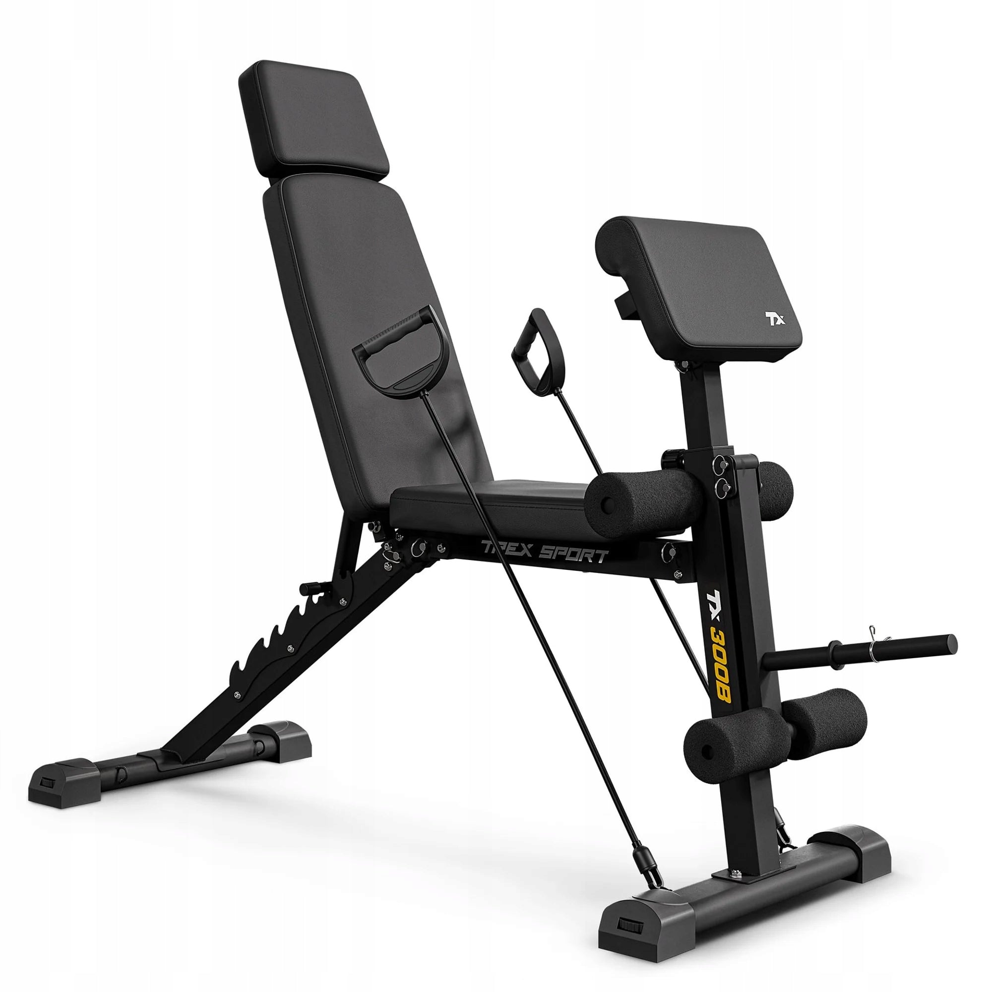 Weight bench exercise bench adjustable + prayer book Trex Sport Packaging status original