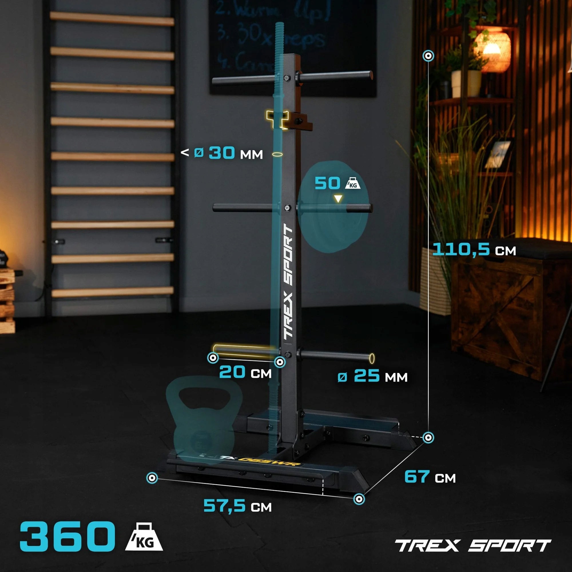 Weight rack neck plates 3-level up to 360 kg Trex Sport Brand Trex Sport