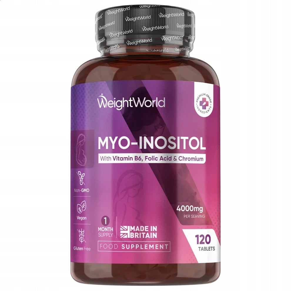 WeightWorld Mio-Inositol 4000 mg 120 tablets | With vitamin B6, B9 and chromium