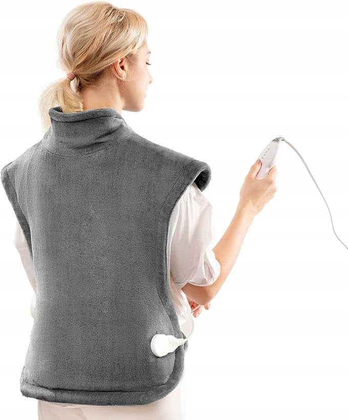 Weighted Comfytemp heating pad to relieve back pain
