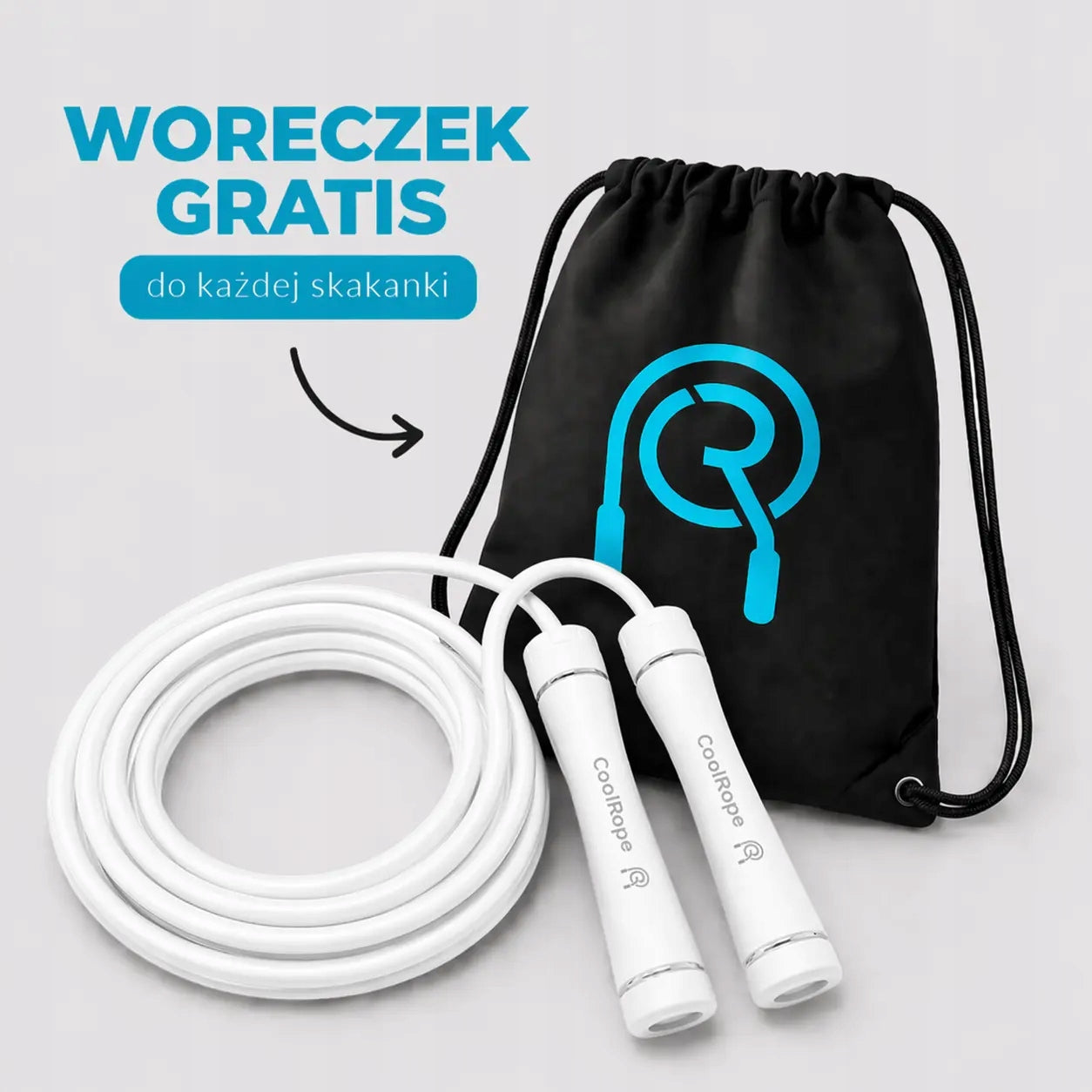 Weighted Jump Rope (Heavy Rope) – White Rope length 300 cm