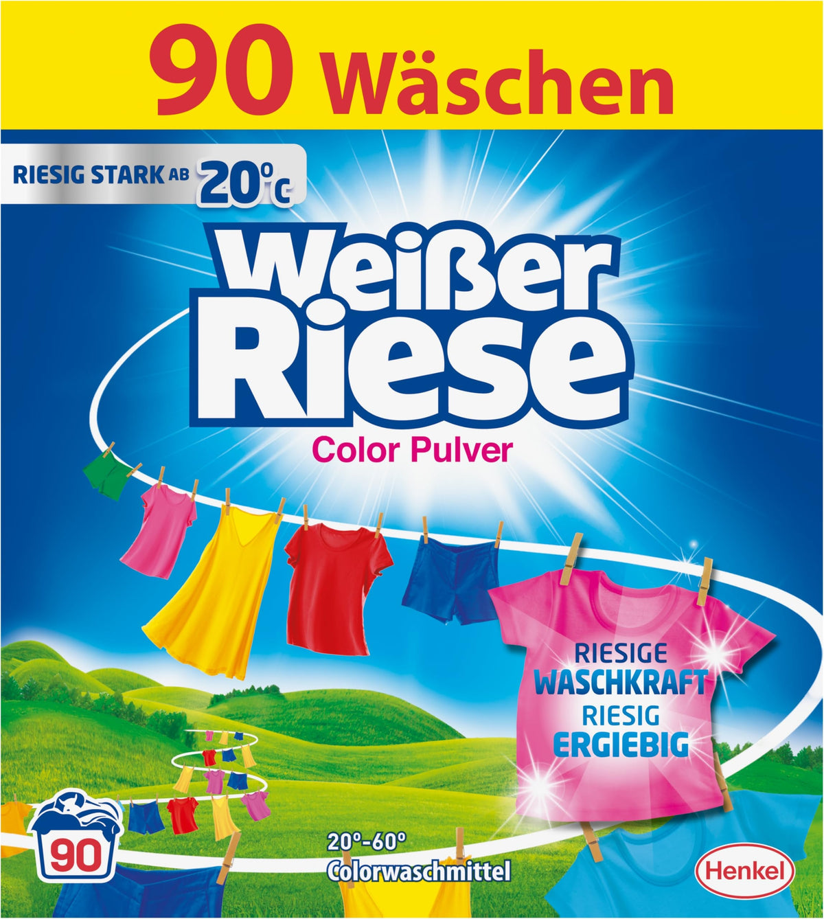 Weiser Riese Washing Powder for Coloured Fabrics 90 Washes 4.5kg