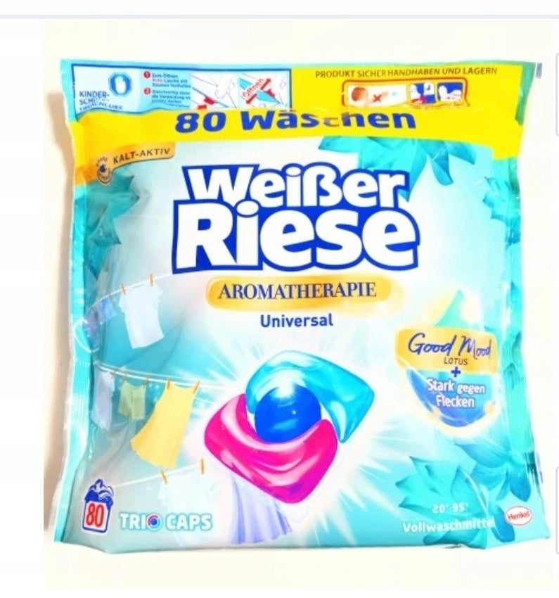 Weisser Riese Universal Washing Capsules 80pcs from Germany DE