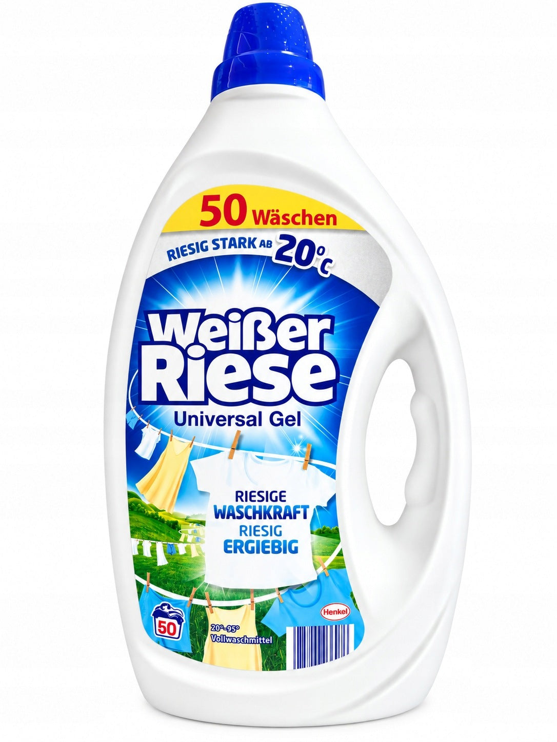 Weisser Riese Universal Washing Gel 50 Washes 2,25 L from Germany