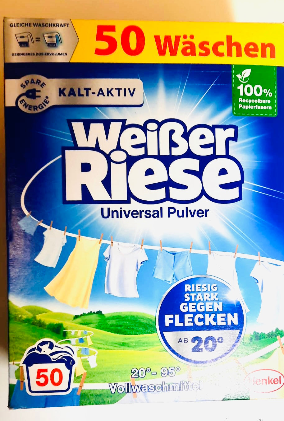 Weisser Riese Universal washing powder 50p 2,5kg