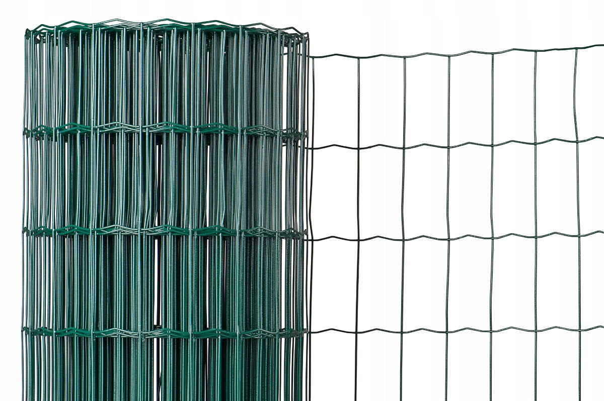 Welded fence net 2,2 60cm GREEN 100x50 cm H 0,6m x 25mb Packaging status original