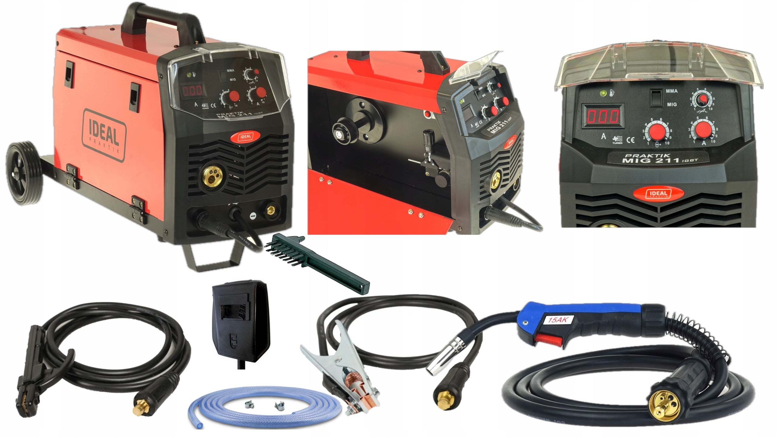 Welder MIGOMAT IDEAL MIG/TIG/MMA PRAKTIK 211 DIGITAL PRAKTIKMIG