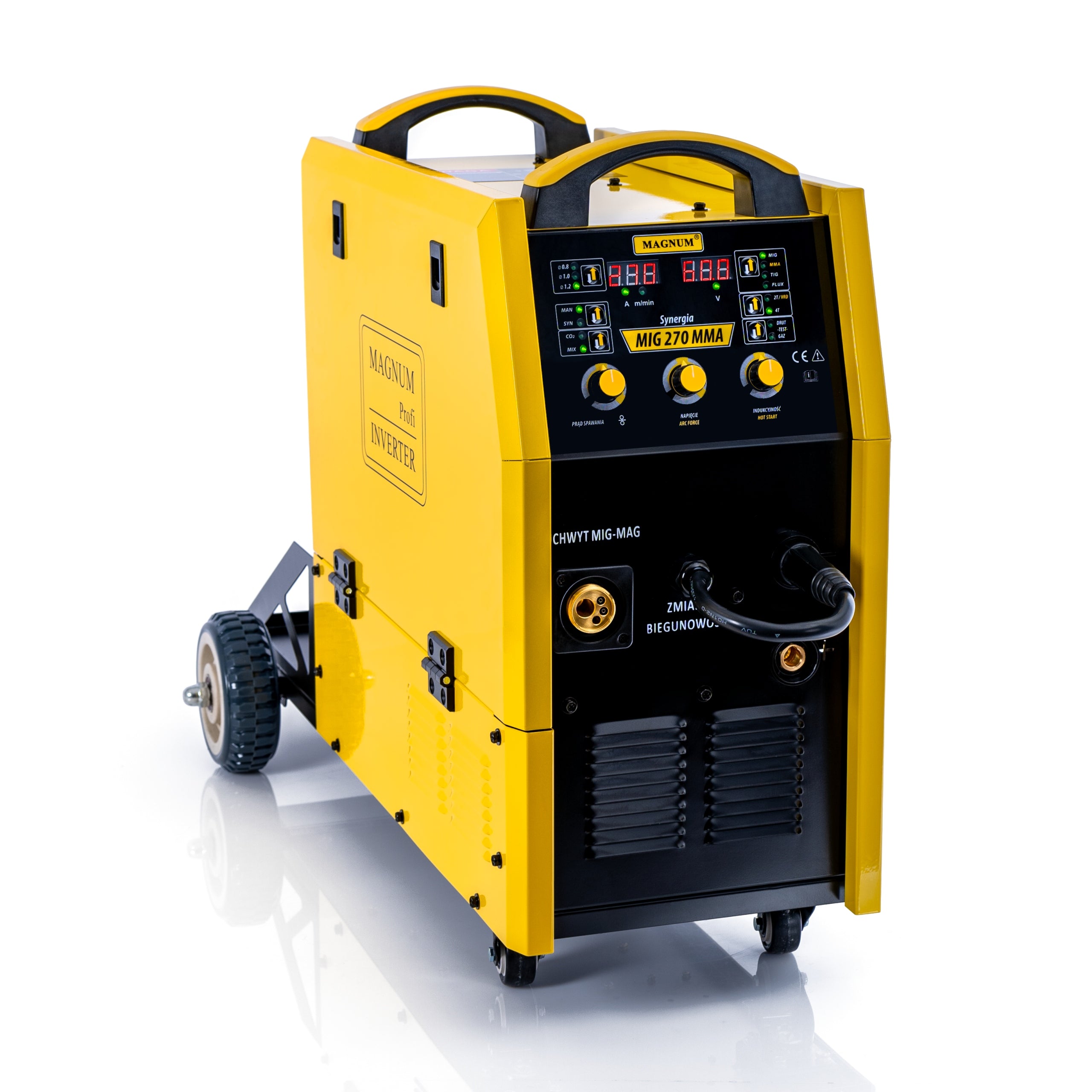 Welder MIGOMAT MAGNUM 270 MIG MAG MMA 400V Synergy 4x4 Manufacturer code U MI 270 SYN #ZESTAW1AK