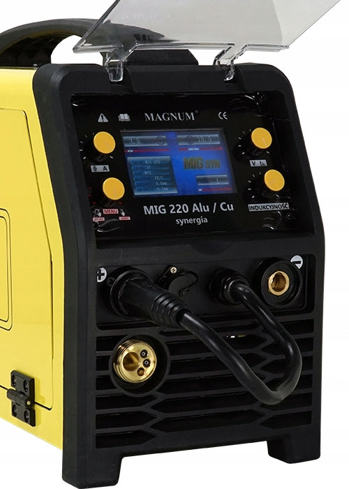 Welder MIGOMAT MAGNUM MIG MAG Alu SYNERGY 220 3W1 200A WIRE Manufacturer code MAGNUM MIG 220 ALU CU KPW1