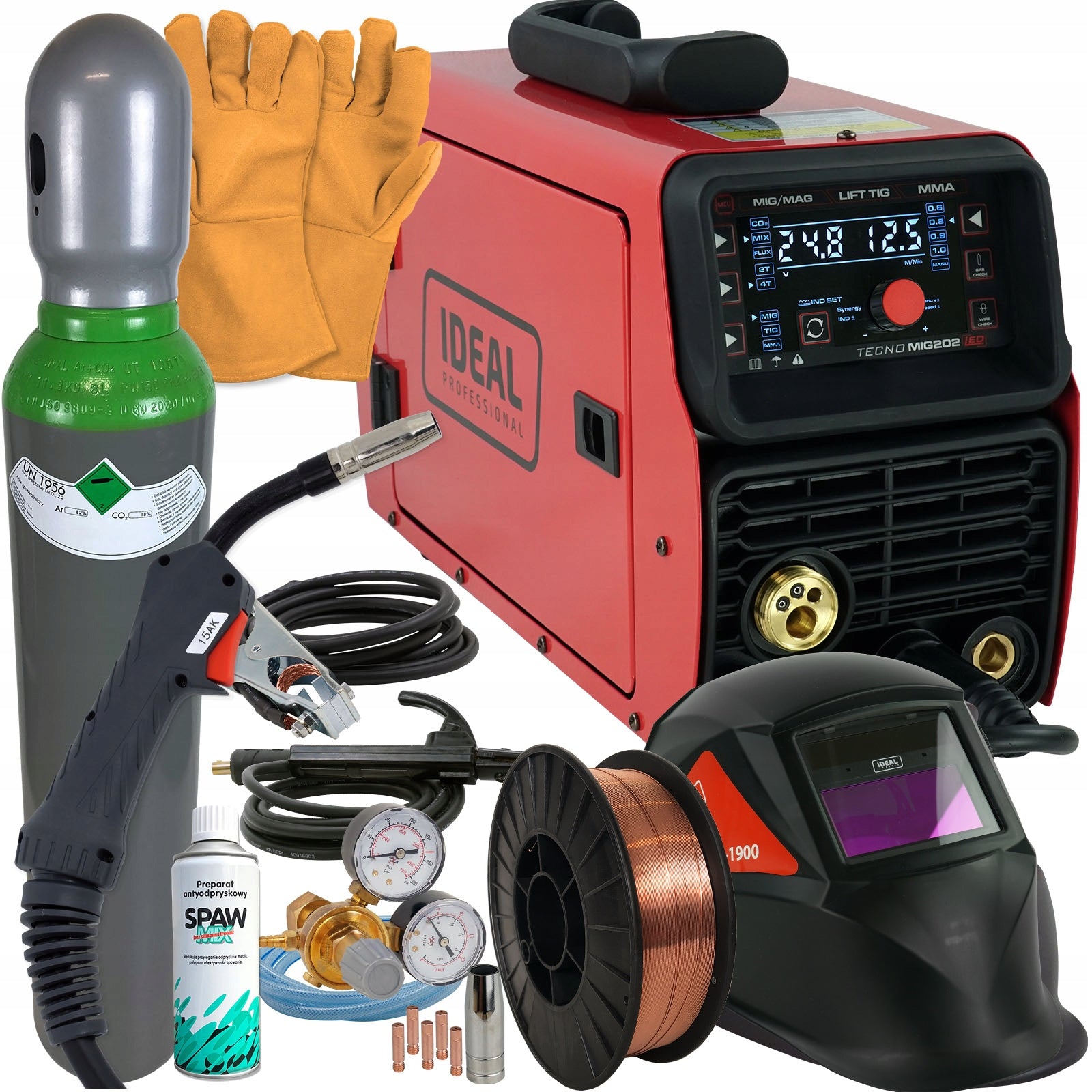 Welder MIGOMAT MIG 200 Synergy LED 3in1 set