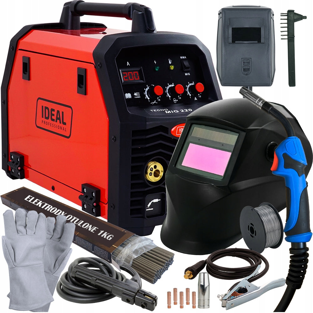 Welder MIGOMAT MIG 220A MMA MAG IGBT FLUX set