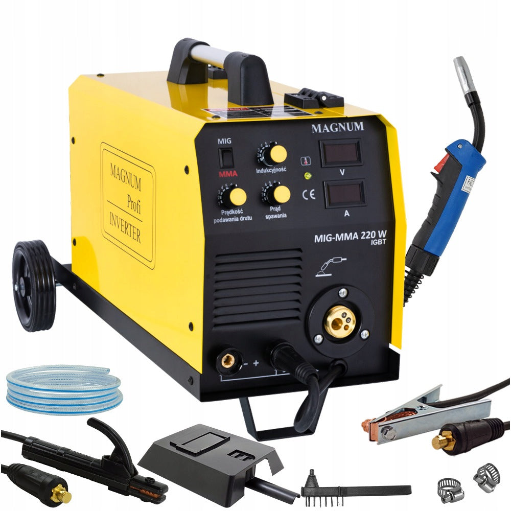 Welder MIGOMAT MIG MAG MAGNUM MMA INVERTER 220W 230V 60% IGBT CHASSIS