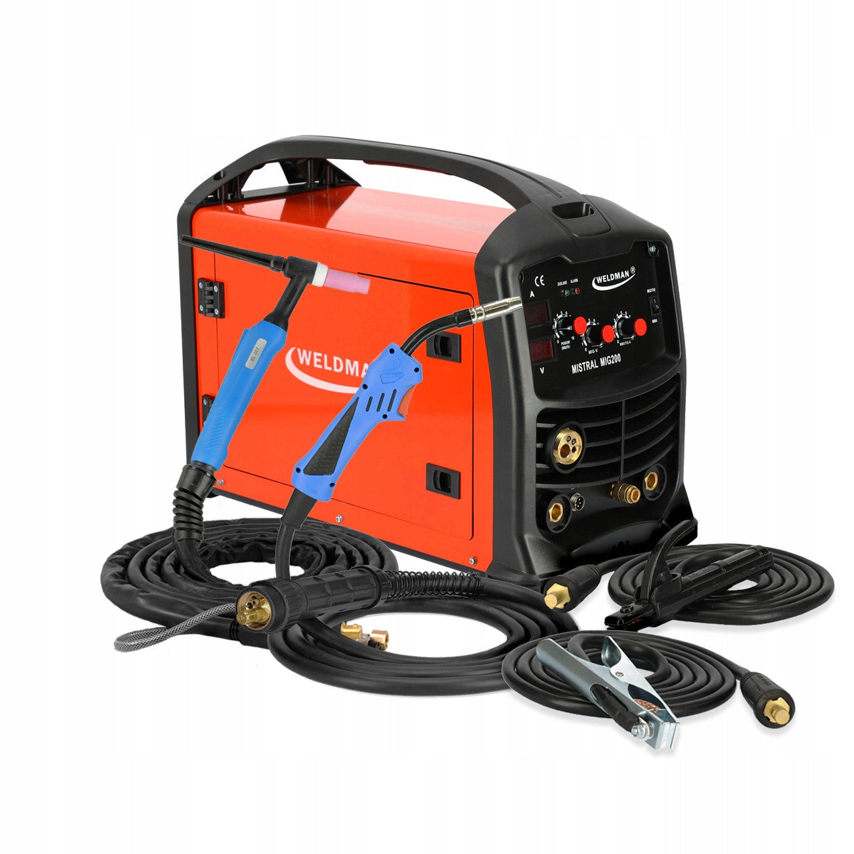 Welder MIGOMAT MIG TIG MMA 200A FLUX MEGA SET WELDMAN