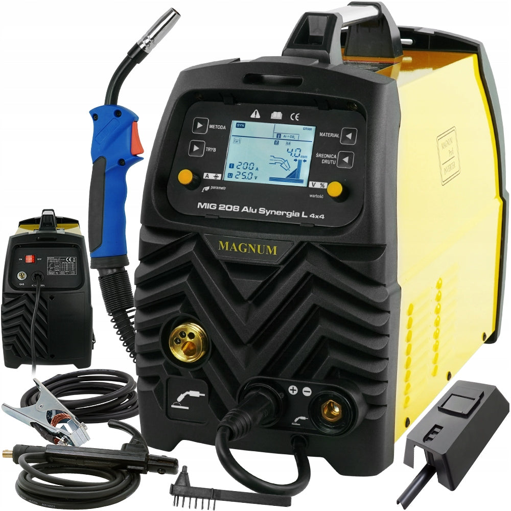 Welder MIGOMAT Magnum MIG 208 ALU Synergy 4R COLD WELD Point 2T 4T 230V