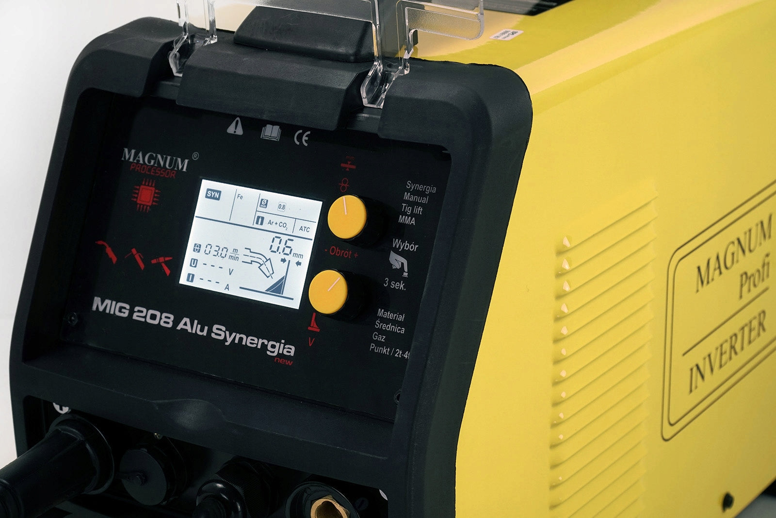 Welder MIGOMAT Magnum MIG 208 Synergy Alu 200A Manufacturer code SPAWARKA MAGNUM MIG 208 kl XRS1