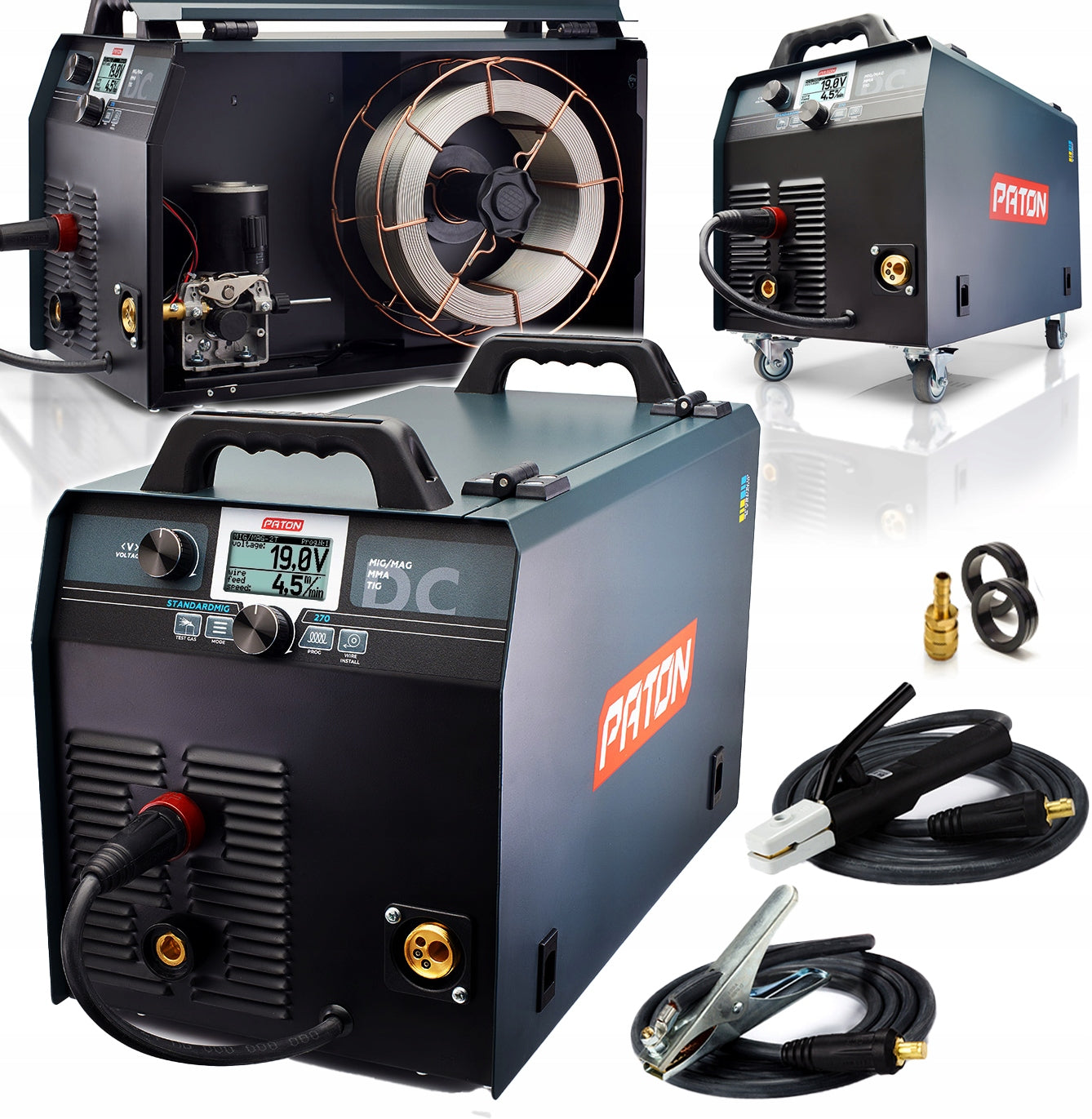 Welder MIGOMAT PATON Standard MIG 270a PULS MIG MAG MMA TIG LIFT 400V