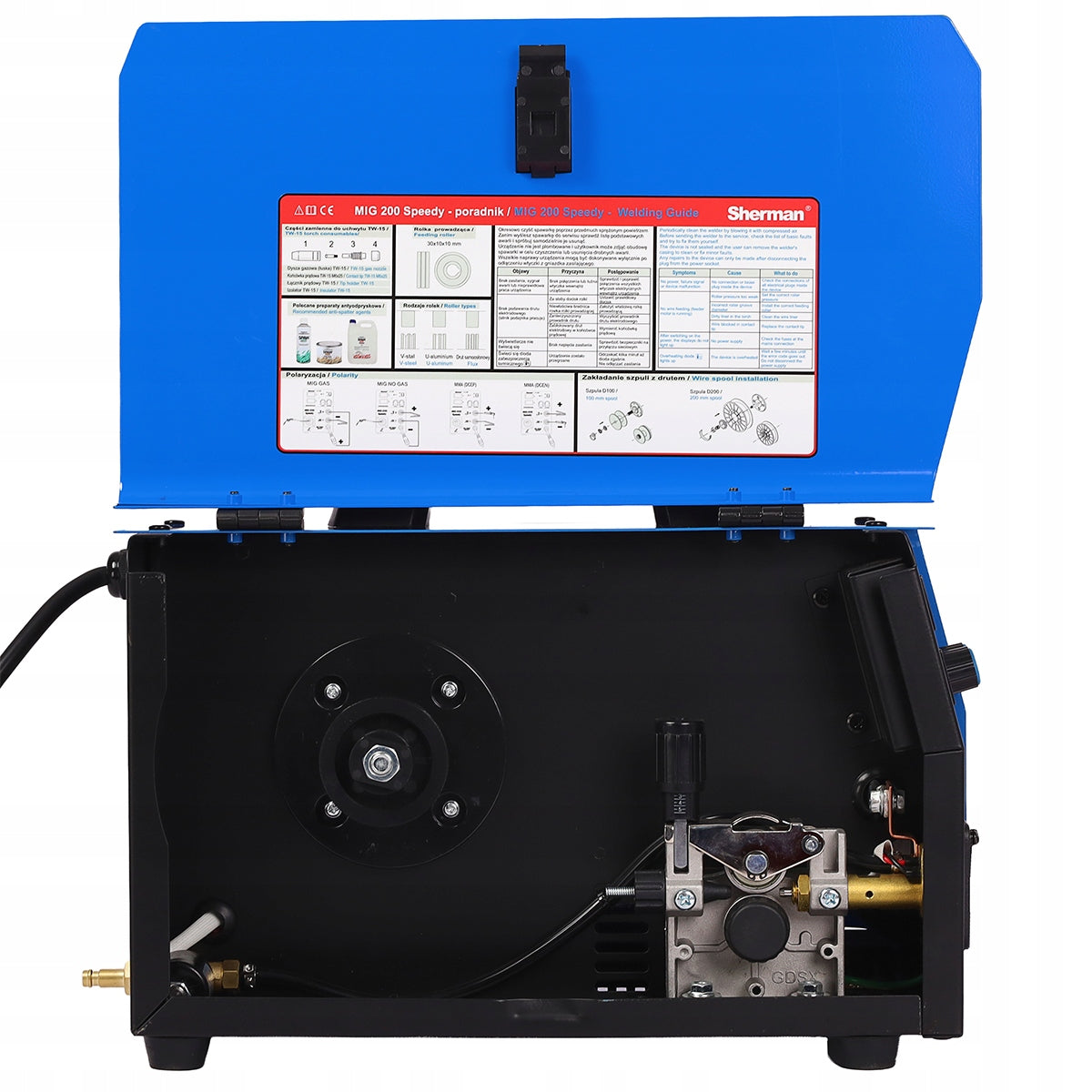 Welder MIGOMAT Sherman MIG 200 Speedy 230V MMA MAG 2R EURO Power consumption 8.5 kVA