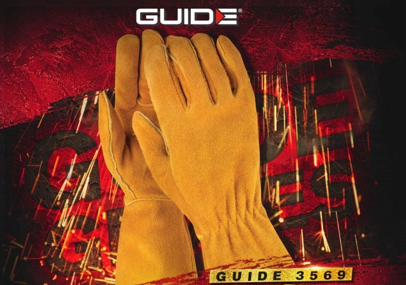 Welding Gloves Protective for Welder Thick MIG MAG Guide 3569 9-L Packaging status original