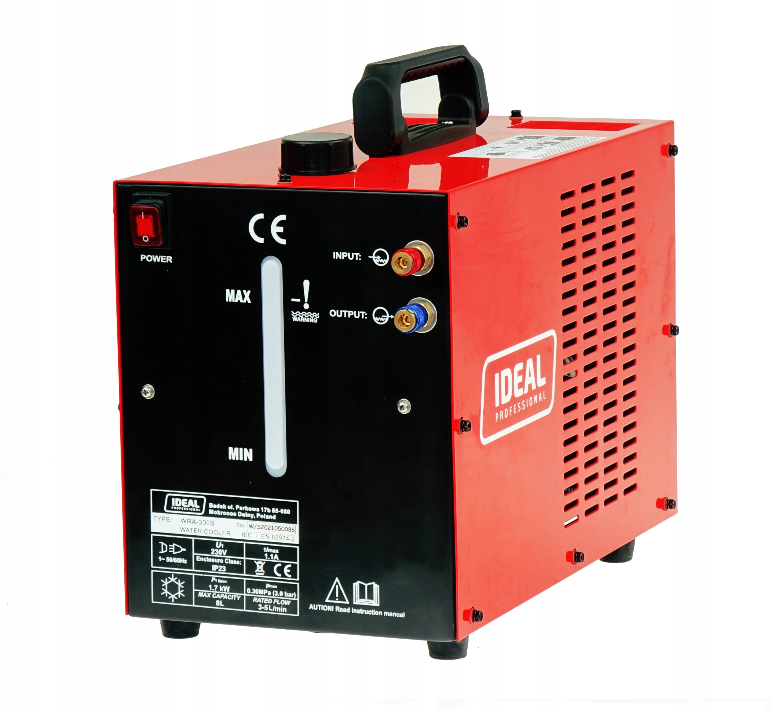 Welding cooler WRA-300S for welding machines 1,7kW MIG MAG TIG PLAZMA Brand IDEAL