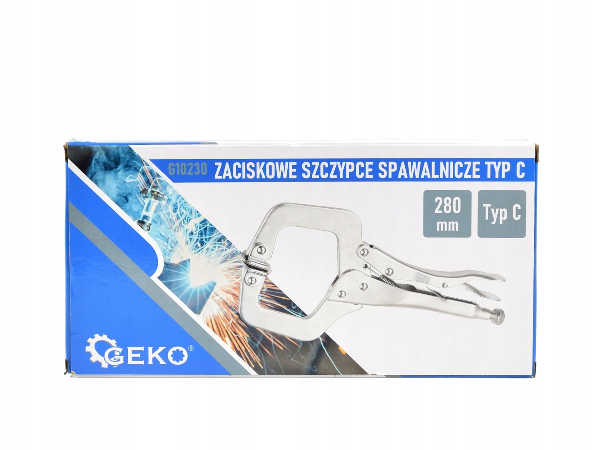 Welding crimping pliers 280 mm type C GEKO Length 280 mm